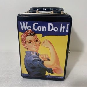 Rosie the Riveter "We Can Do It!" Metal Lunch Box